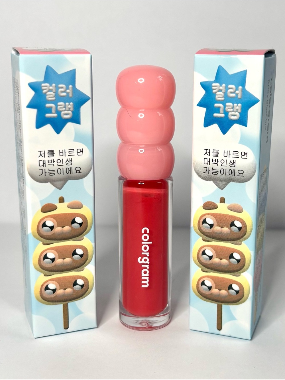 Set of TWO (2) COLORGRAM Fruity Glass Tints in Shade 16 - Mochi Pink